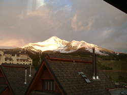 View of Lone Mtn from Living Room