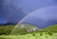 Rainbow After Summer Shower